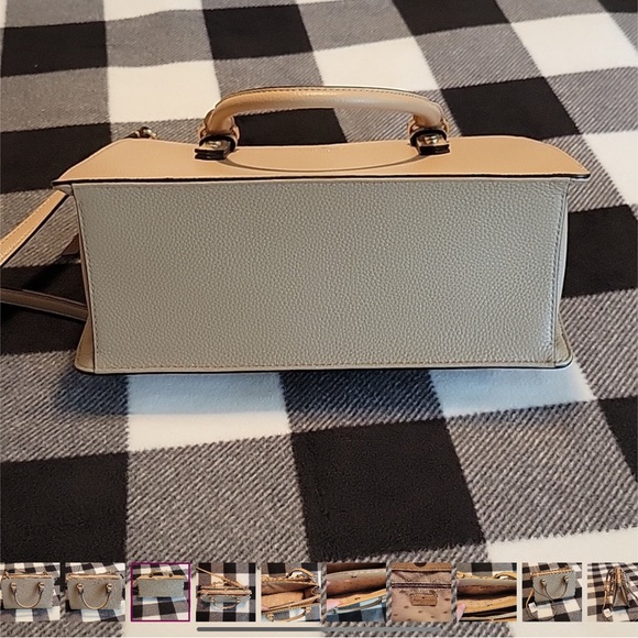 New Kate Spade Mulberry Street Lise Leather Crossbody/Satchel Bag in Light Fawn - Picture 6 of 8